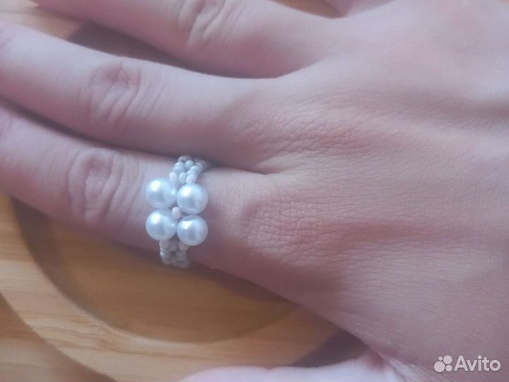 Колечко из бисера