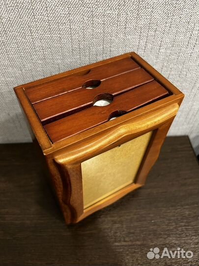 Деревянная фоторамка с вкладышами для фото