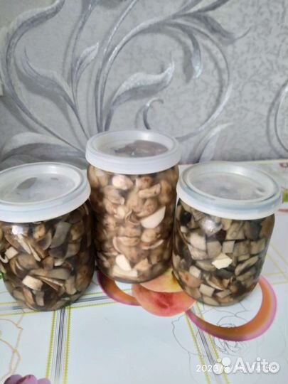 Маринованные грибы.красноголовики урожай 2023 г