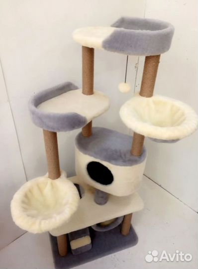 Качественная когтеточка с домиком высота 170 см.(1012) с доставкой