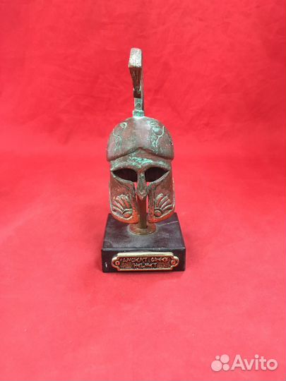 Фигурка Шлем гладиатора бронза