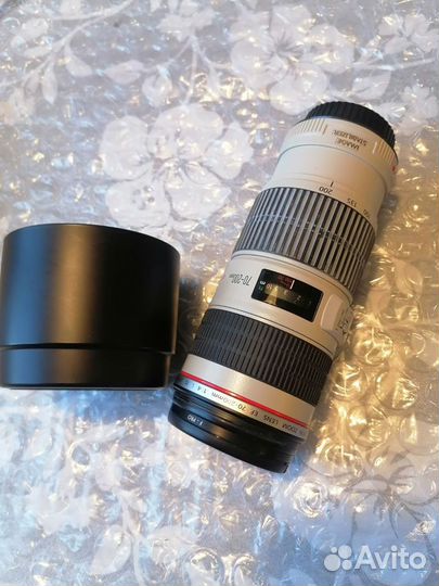 Canon zoom lens ef 70-200mm 1:4 l is USM