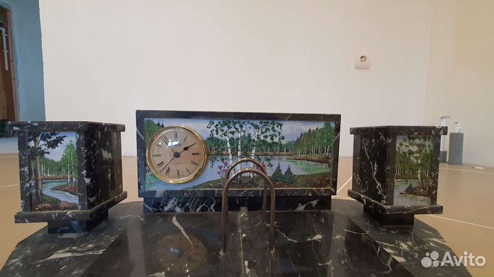 Письменный прибор из натурального камня