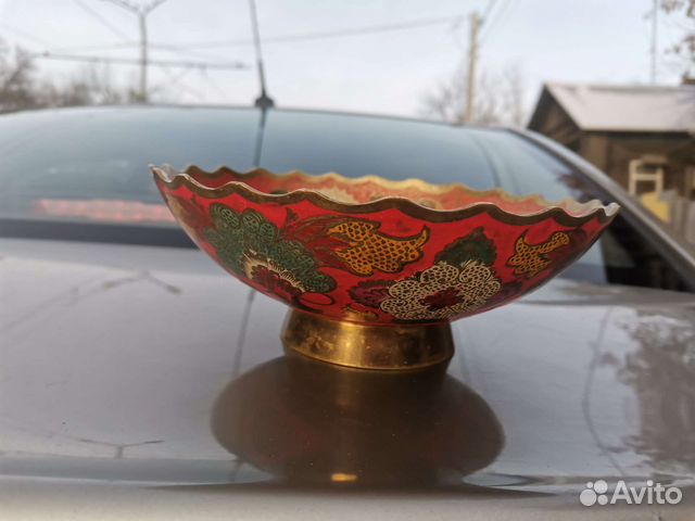 Чаша - ваза бронза