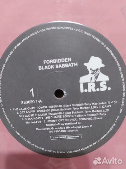 Lp Black Sabbath-Forbidden-95 M/M