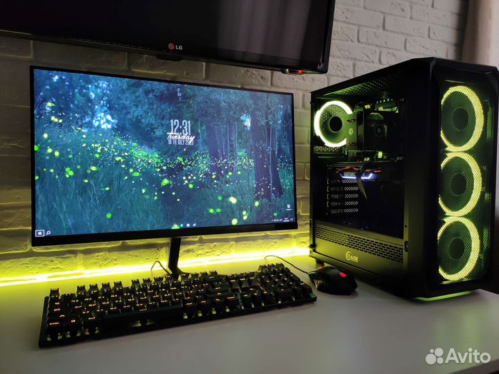 Пк игровой i7/gtx1660super/ssd m2 512гб/32гб озу