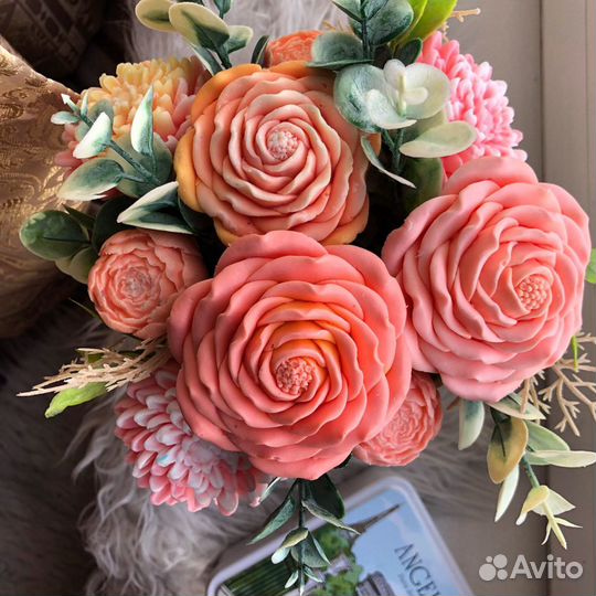 Букет из мыла