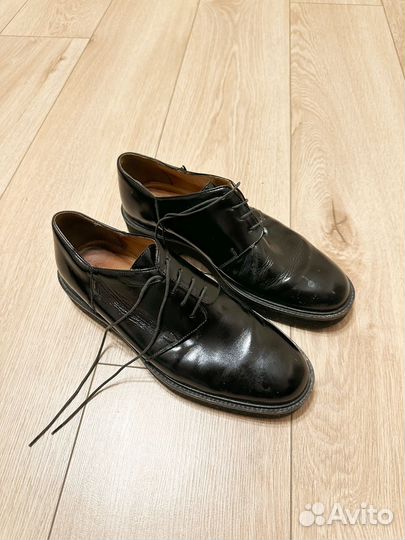 Туфли ботинки мужские 41 размер, лаковые+кожа