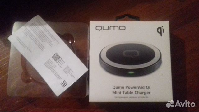 Беспроводное зарядное устройство qumo PowerAid Qi