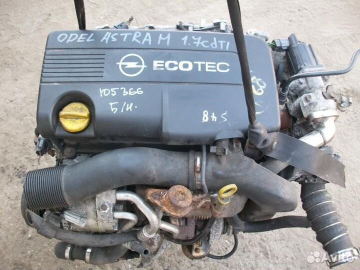 Двигатель Opel 1.7 Z17DTR