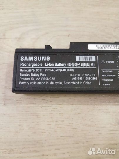 Аккумулятор для ноутбука samsung