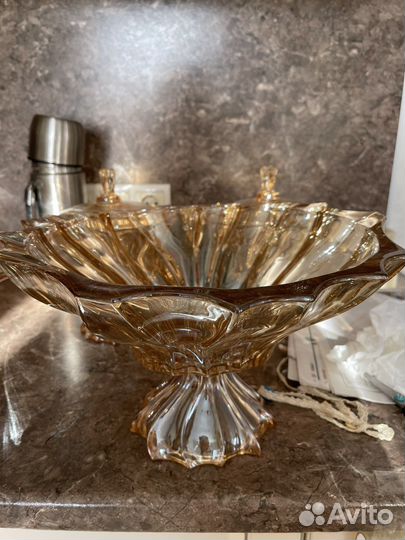 Ваза хрустальная комплект