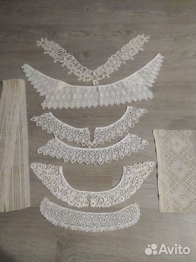 Воротнички кружевные 60-70 годы