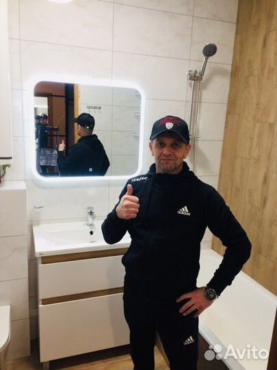 Ванные комнаты, Керамогранит, квартиры под ключ