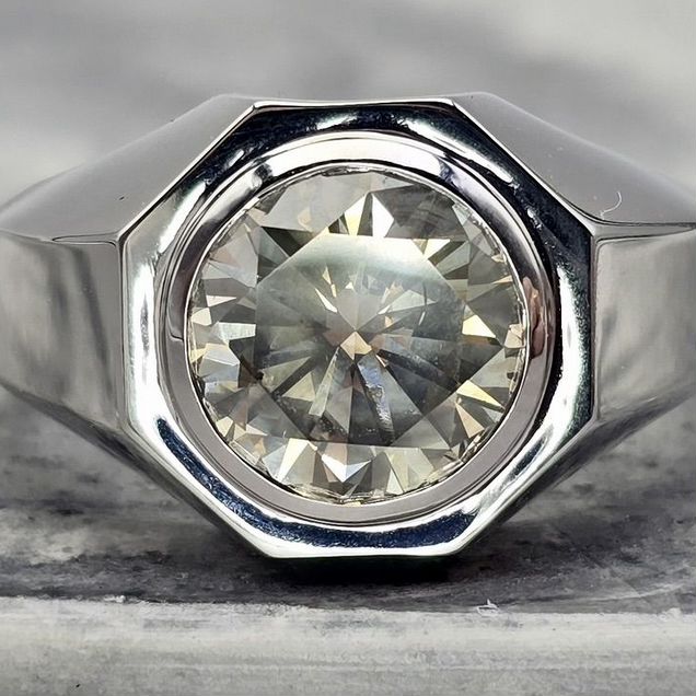 Мужское кольцо 4.04 ct MGL 750