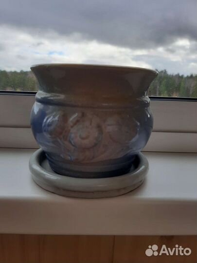 Горшки цветные, разные