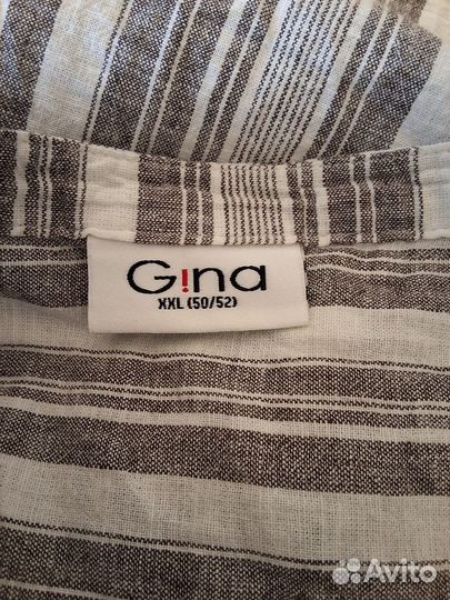 Шикарный блузон лен хлопок Европа р 50-54