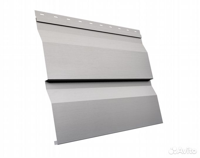 Сайдинг металлический Grand Line под дерево молочн