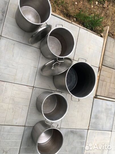 Бак кастрюля котел luxstahl