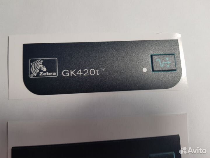 Панель с логотипом Zebra GK420t GX420t GX430t