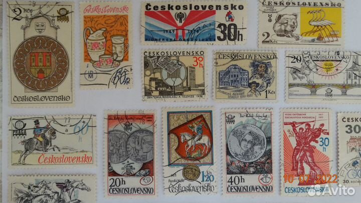 Марки Чехословакия (конец 70-х годов)