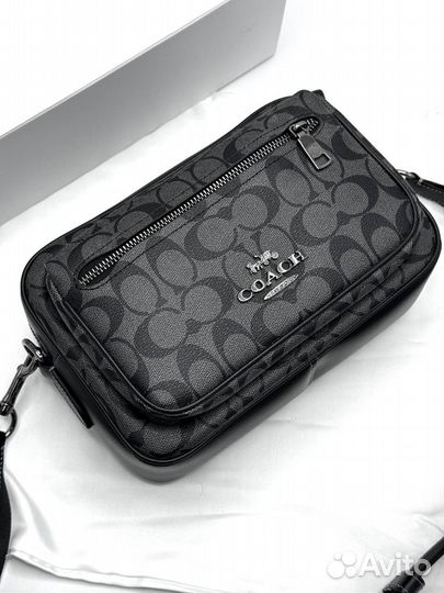 Сумка натуральная кожа Coach