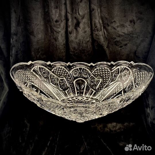 Хрустальная ваза, салатик СССР