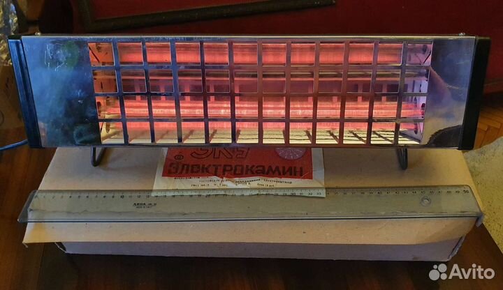 Обогреватель, электрокамин СССР