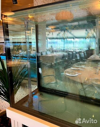 Новый морской аквариум с тумбой