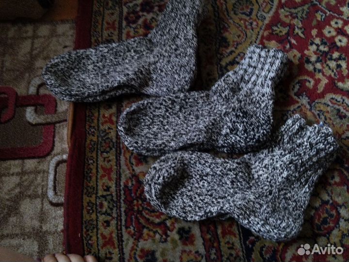 Носки мужские ручной ручной вязки