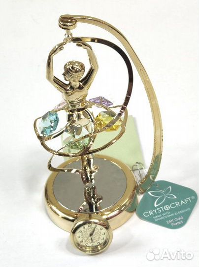 Фигурка декоративная с часами «Балерина»