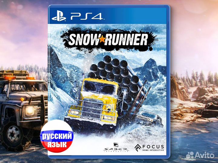 Игра Snow Runner PS4, Playstation 4 Диск