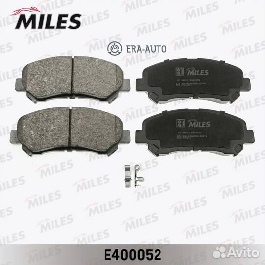 Miles E400052 деталь Колодки тормозные передние