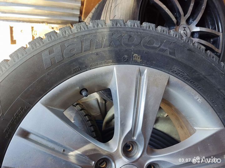 R17 Hankook AH11 225/60, PCD 5x120 DIA 21