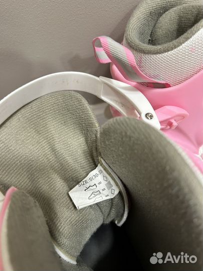 Коньки детские раздвижные 30-33