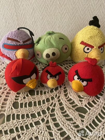 Мягкие игрушки Angry birds