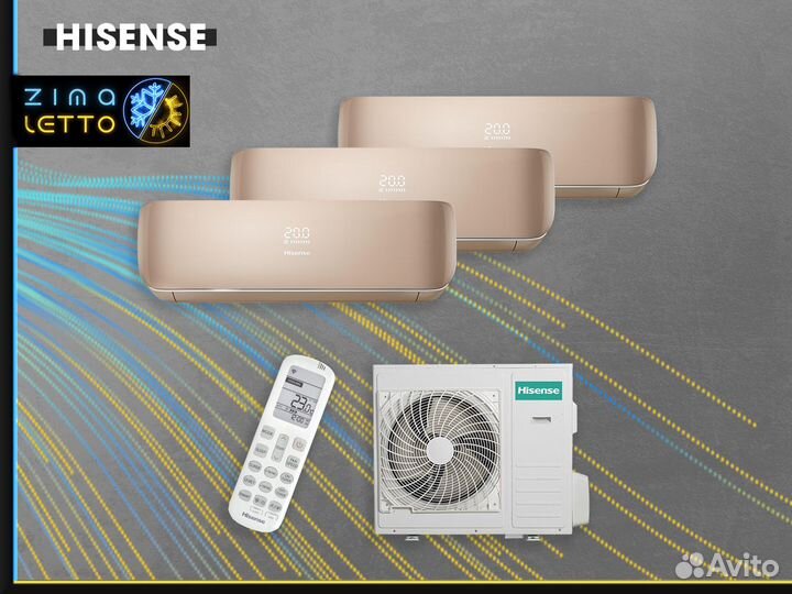 Мульти-сплит-система Hisense Premium Design FM DC