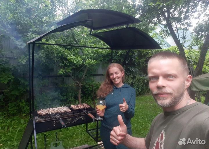 Мангал С крышей