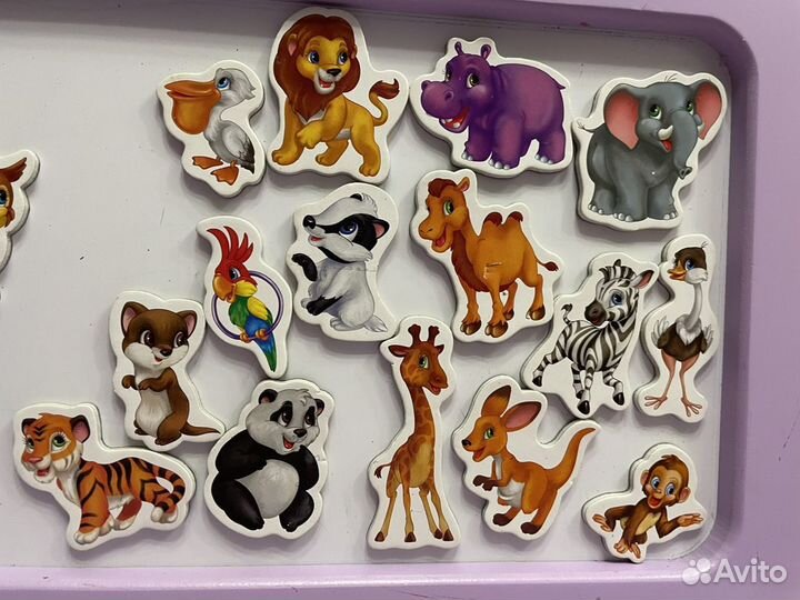 Мягкие магниты Конструктор Кубус.Учись считать