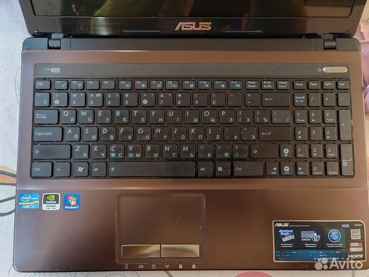 Ноутбук asus k53s