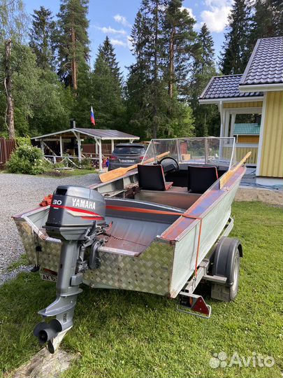 Лодка прогресс - 4 с мотором и прицепом