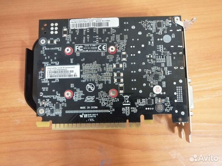 Видеокарта Palit GTX 1050 Ti 4gb