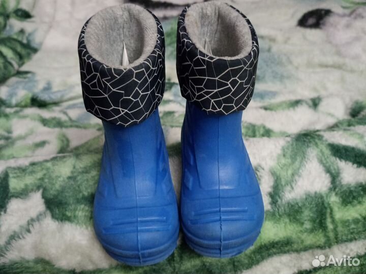 Детские резиновые сапоги эва