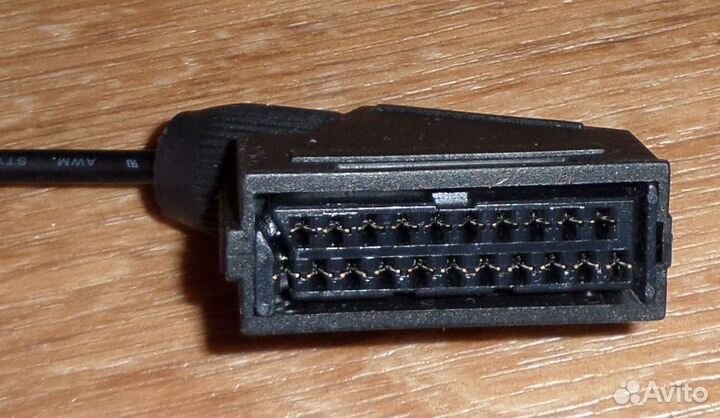 Кабель (переходник) scart (гнездо)