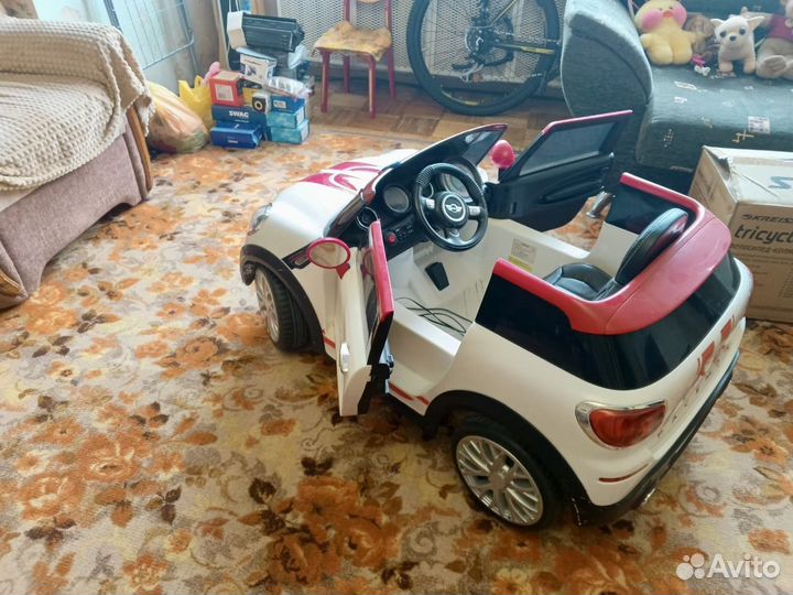 Детский электромобиль mini cooper