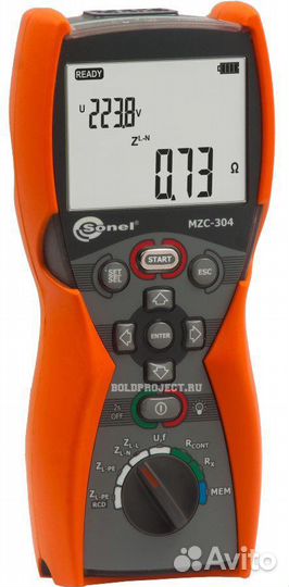 Измеритель параметров целей электропитания зданий