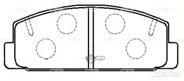 Колодки тормозные задние (Старый ckmz-49) GK069