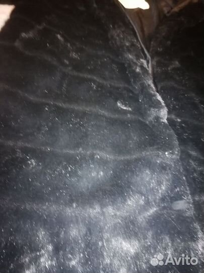 Искусственная шуба длинная с капюшоном