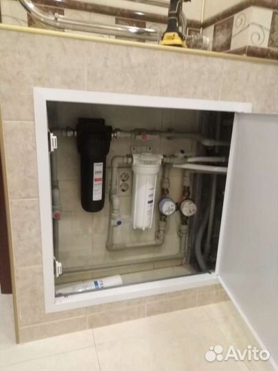 Установка, монтаж фильтров для воды. Сантехник