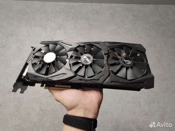 Видеокарта asus GTX 1080 Strix Gaming Advanced 8gb